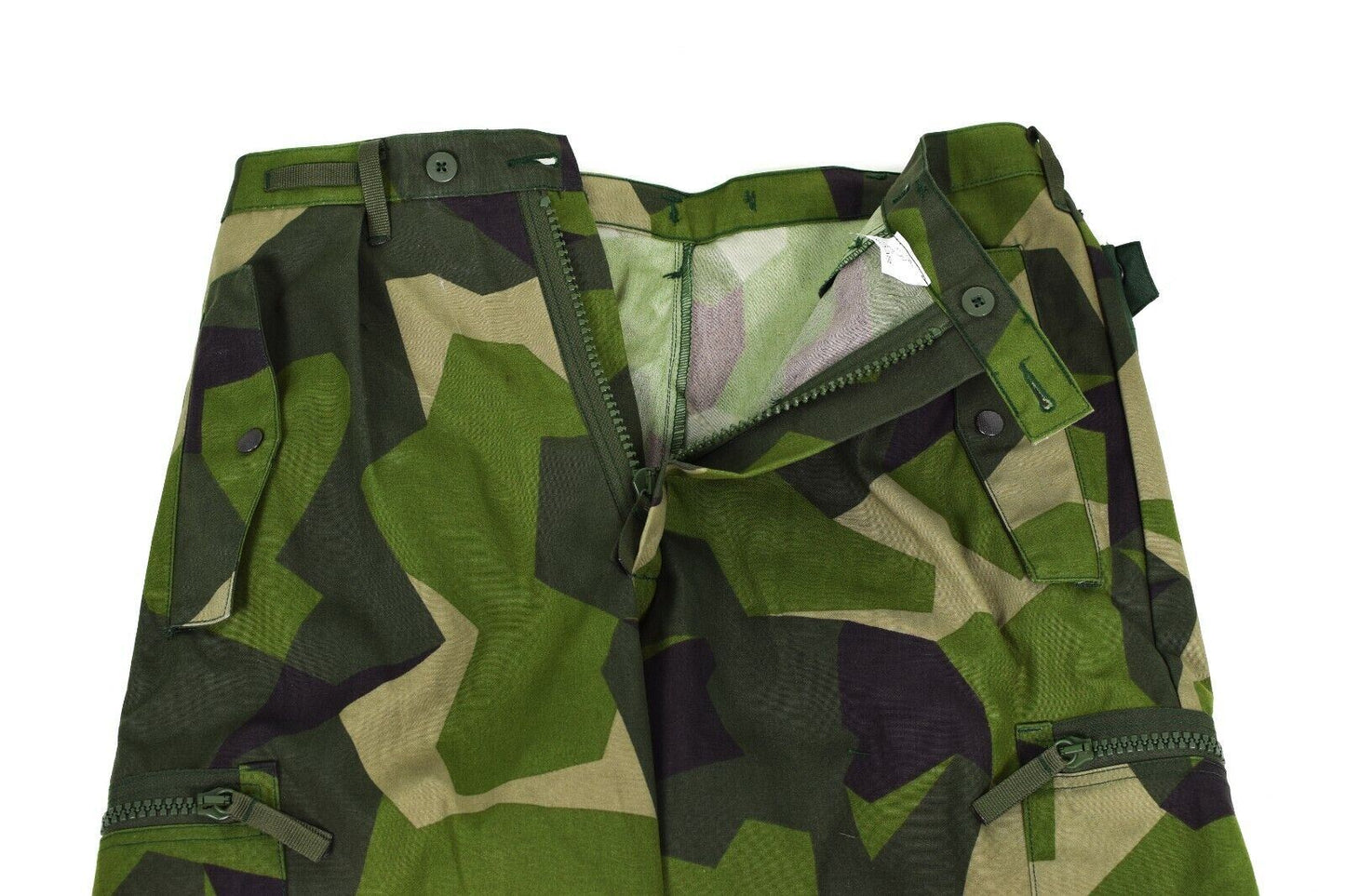 Swedish military field pants M90 spliner printing