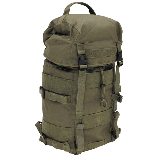 Austrian army backpack detachable top compartment olive