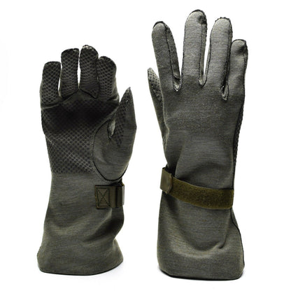 German Army Nomex Pilot Gloves Gray