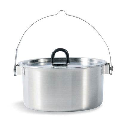 Tatonka outdoor cooking set pot stainless steel compact for camping