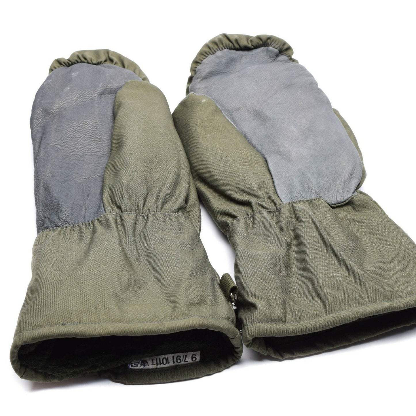 German army warm mittens olive color