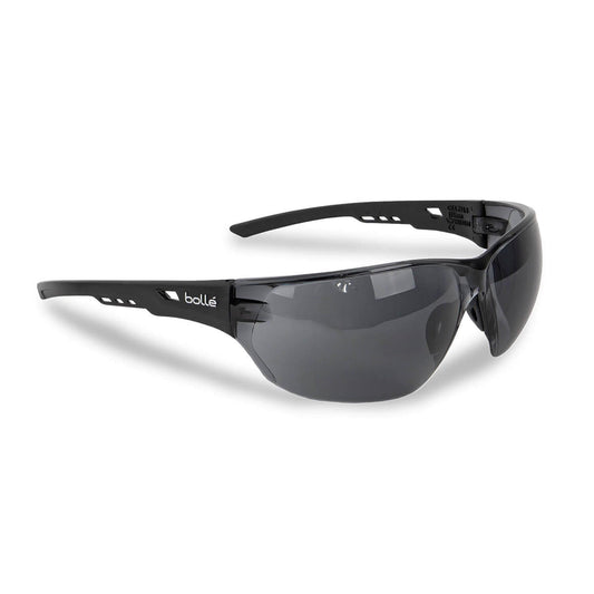 Bolle NESS tactical glasses with black frames and tinted lenses