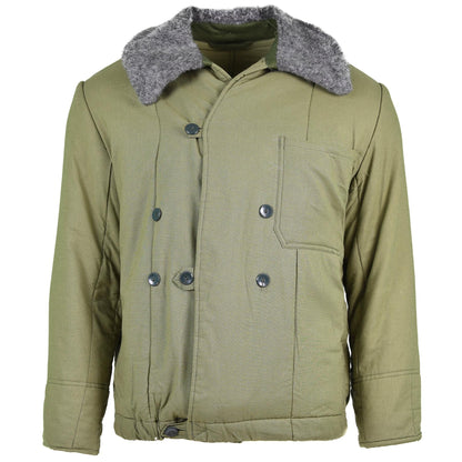 Hungarian army winter jacket olive color