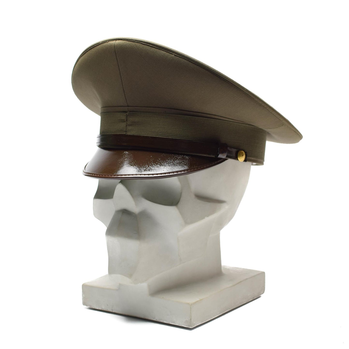 Italian army hat with a beak Khaki