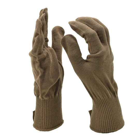 US Army Knitted Gloves Brown