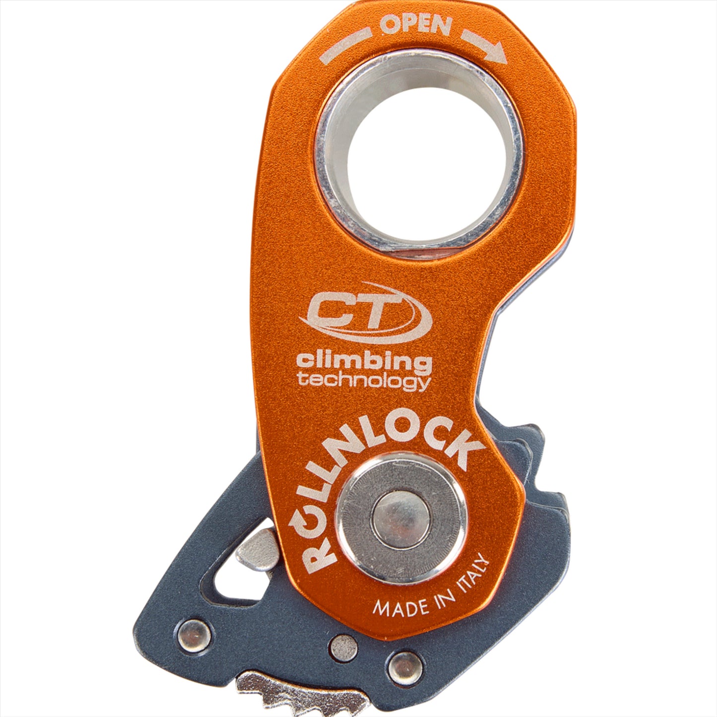 Climbing Technology ROLLNLOCK skriemulinis lipimo įtaisas 3 in 1 universalus virvės fiksatorius alpinizmui.