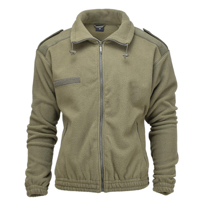 MIL-TEC fleece sweater for cold weather in olive color