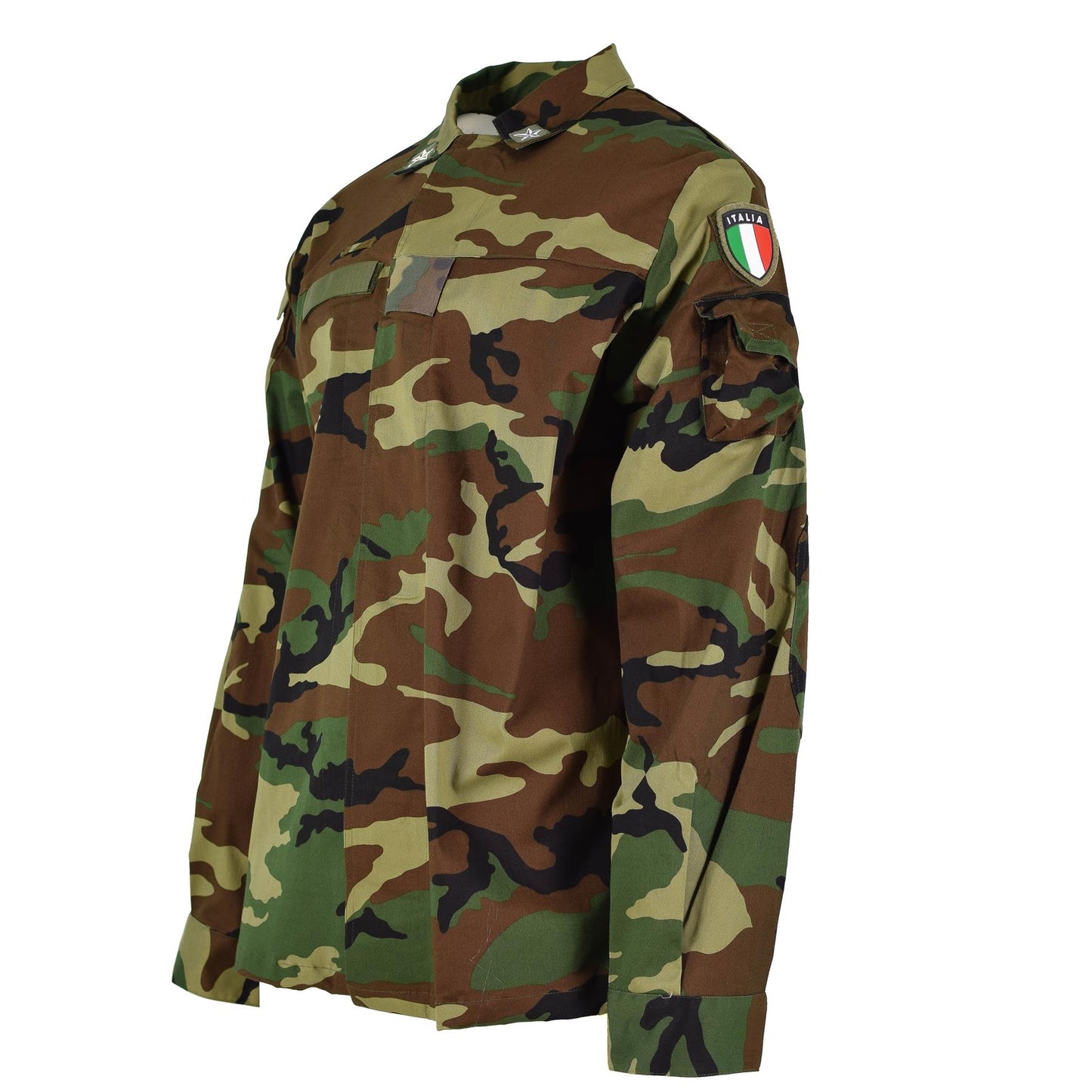 Italian army field jacket woodland print