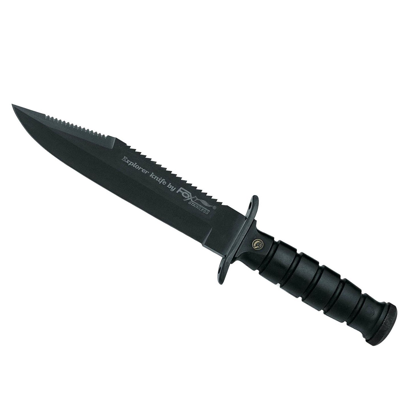 Fox Knives Military Explorer tactical knife with fixed blade and serrated back