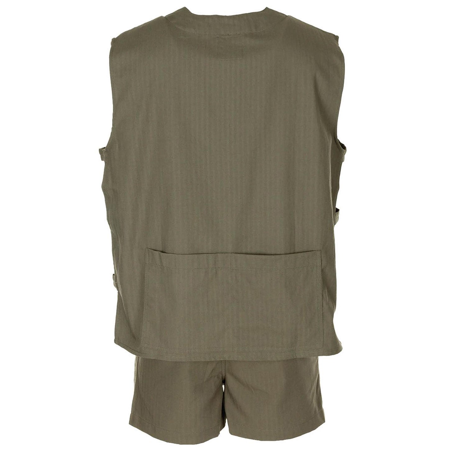 French army waistcoat in olive color