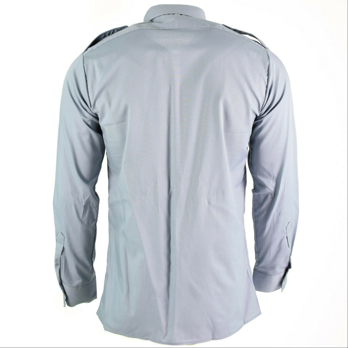 Austrian military shirt with long sleeves, blue color