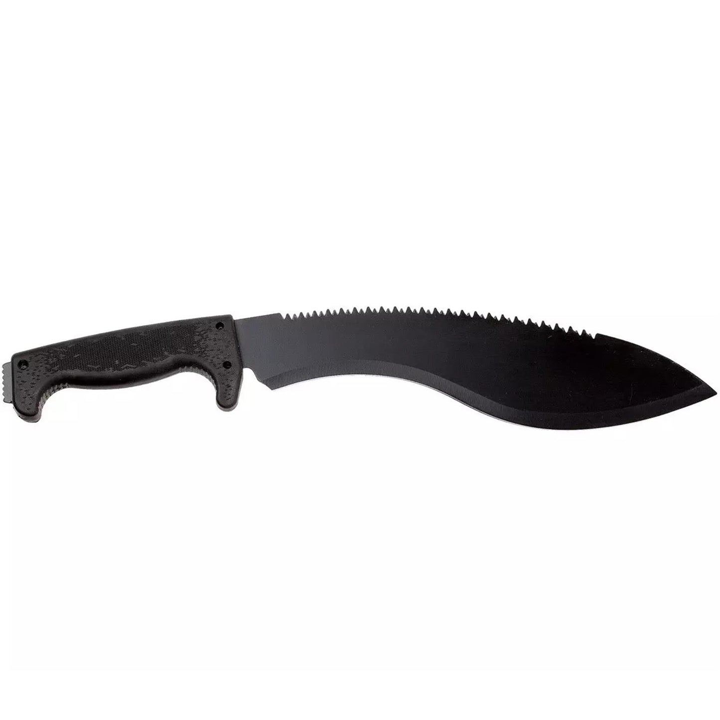 SOGFari Kukri Machete 3Cr13 Steel Nylon Sheath Kraton Handle Black