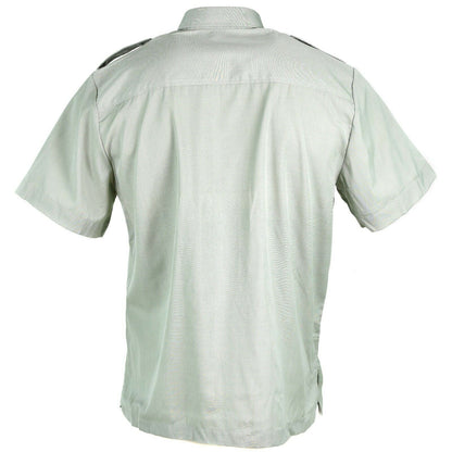 Slovakian military shirt with short sleeves, green color