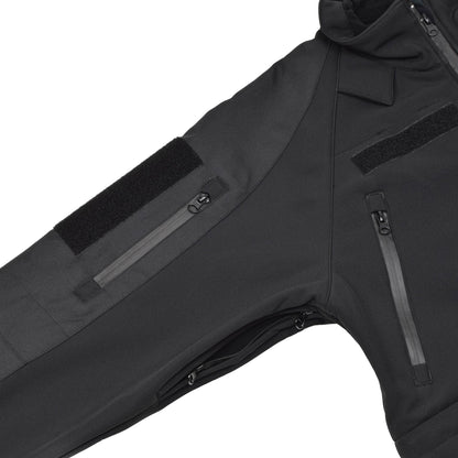 MIL-TEC wind and water resistant tactical jacket in black