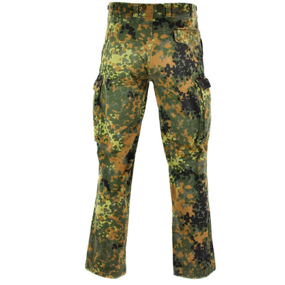 German army women's outdoor trousers Flecktarn print