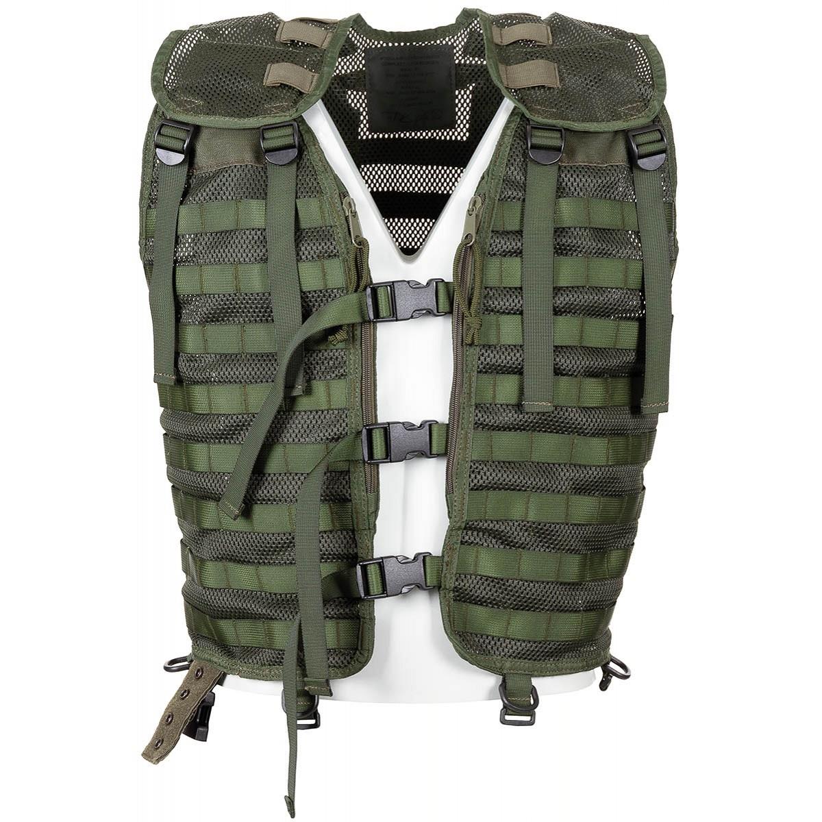 Dutch army tactical ammunition vest in olive color