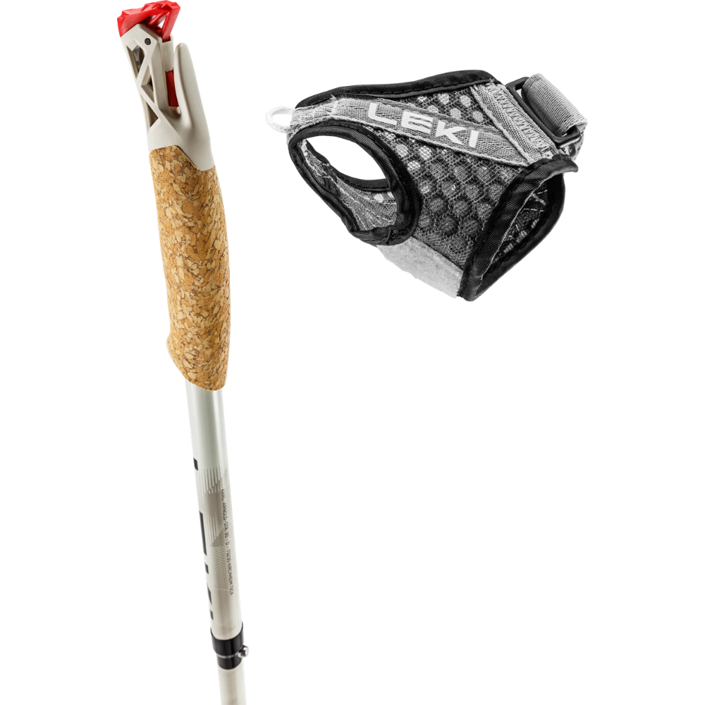 LEKI Ultratrail FX.One Carbon sulankstomos trail running lazdos 120 cm pora