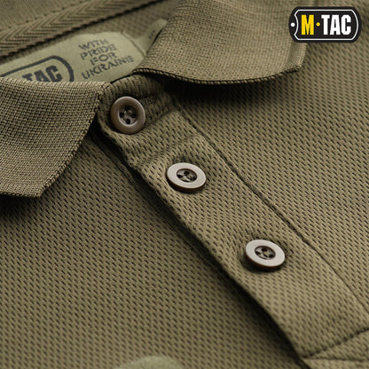 M-TAC polo shirt with short sleeves in olive color