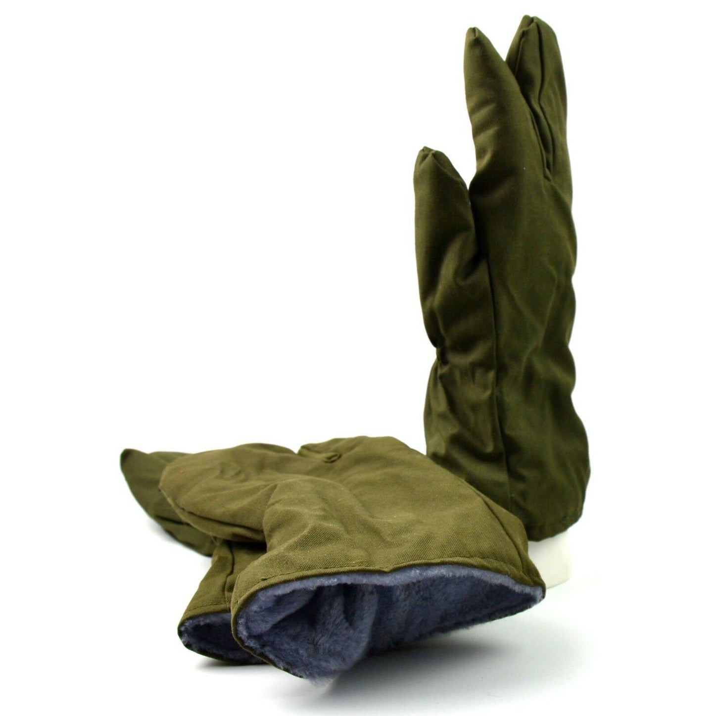 Czech army winter mittens with separate index finger Olive