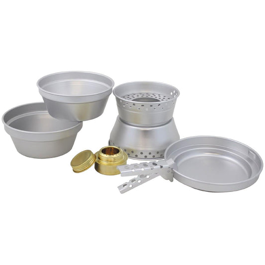 MFH PREMIUM cooking set with stove for camping