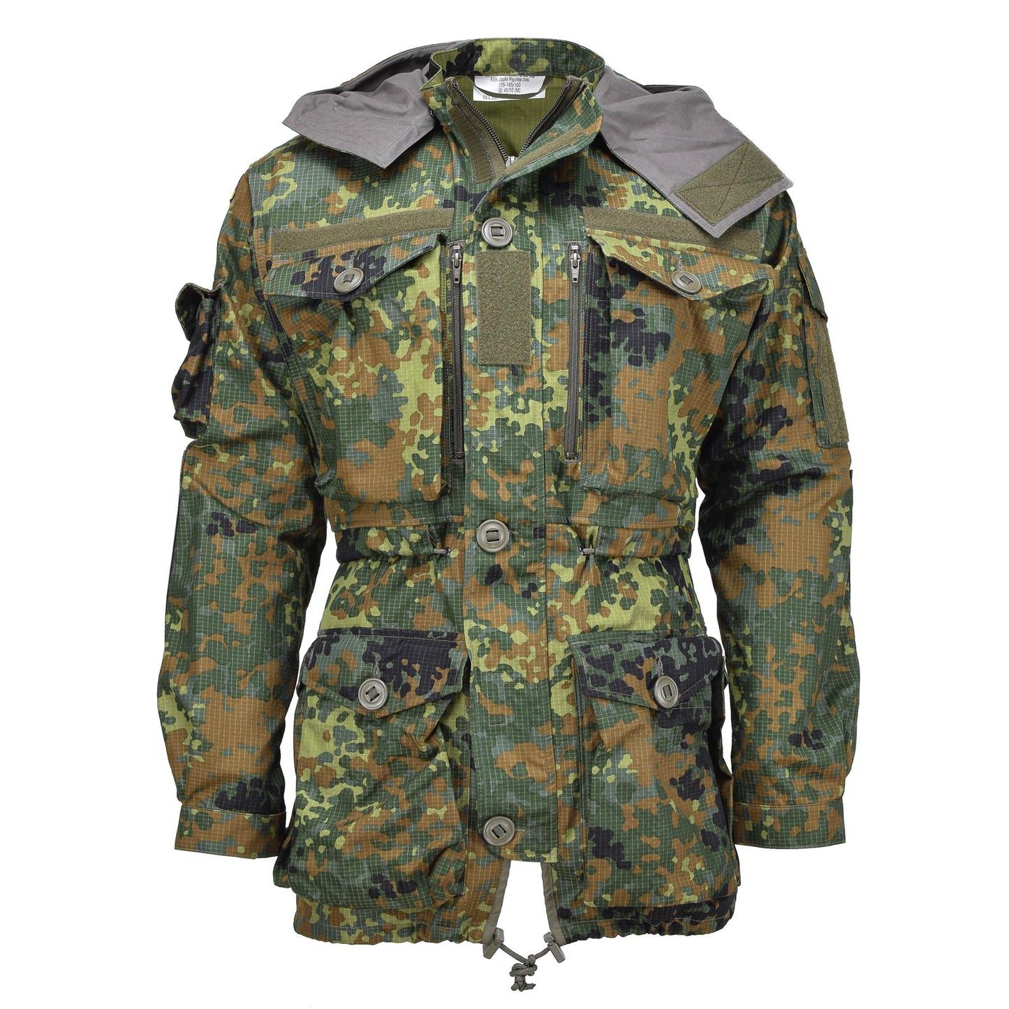 Leo Kohler Tactical Smock Style Jacket Flecktarn Print