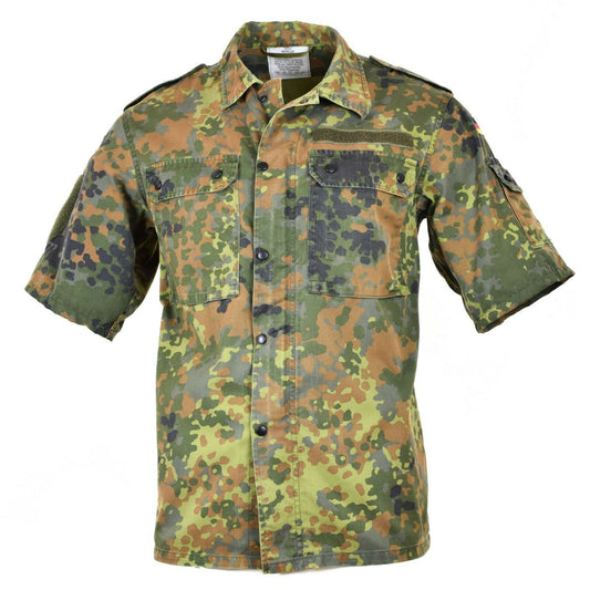 German Army Short Sleeve Shirt Flecktarn