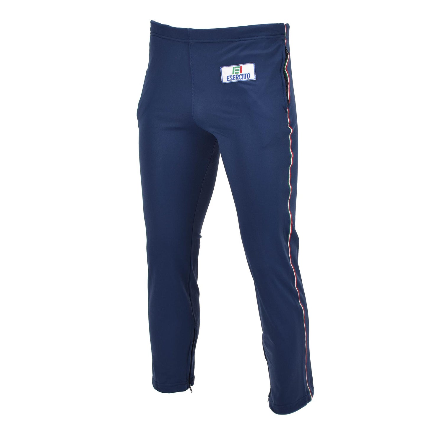 Italian army sweatpants with zippered pockets