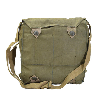 Czech Army Gas Mask Shoulder Bag Vintage Olive