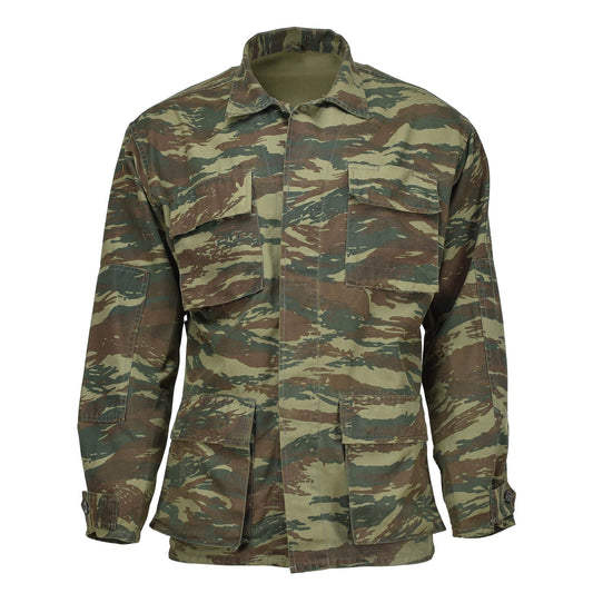 Greek army BDU field jacket Lizard print