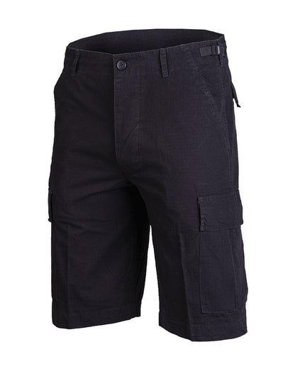 MIL-TEC military style black lightweight bermuda shorts