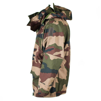 French army waterproof jacket with removable hood