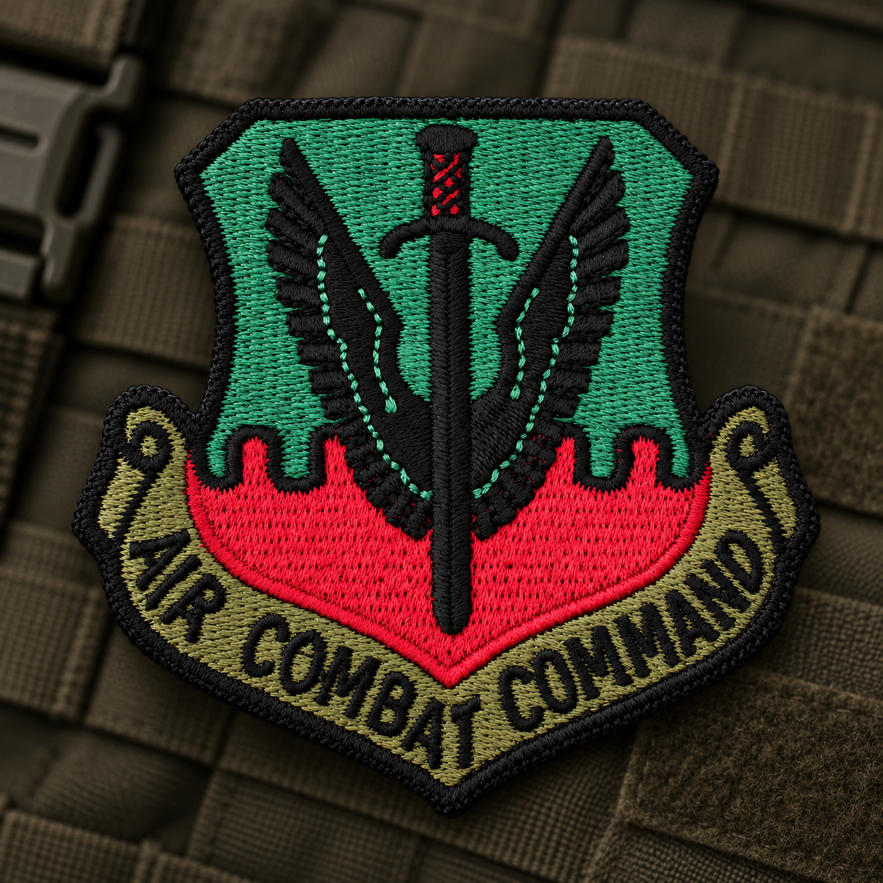 Jungtinių Valstijų kariuomenės oro pajėgų ACC Air Combat Command antsiuvas