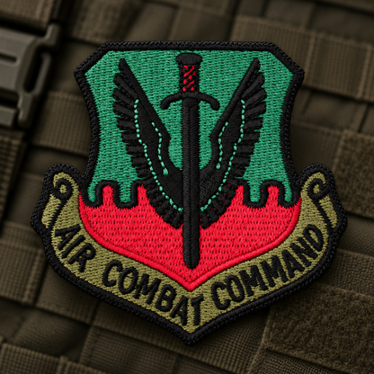 Jungtinių Valstijų kariuomenės oro pajėgų ACC Air Combat Command antsiuvas