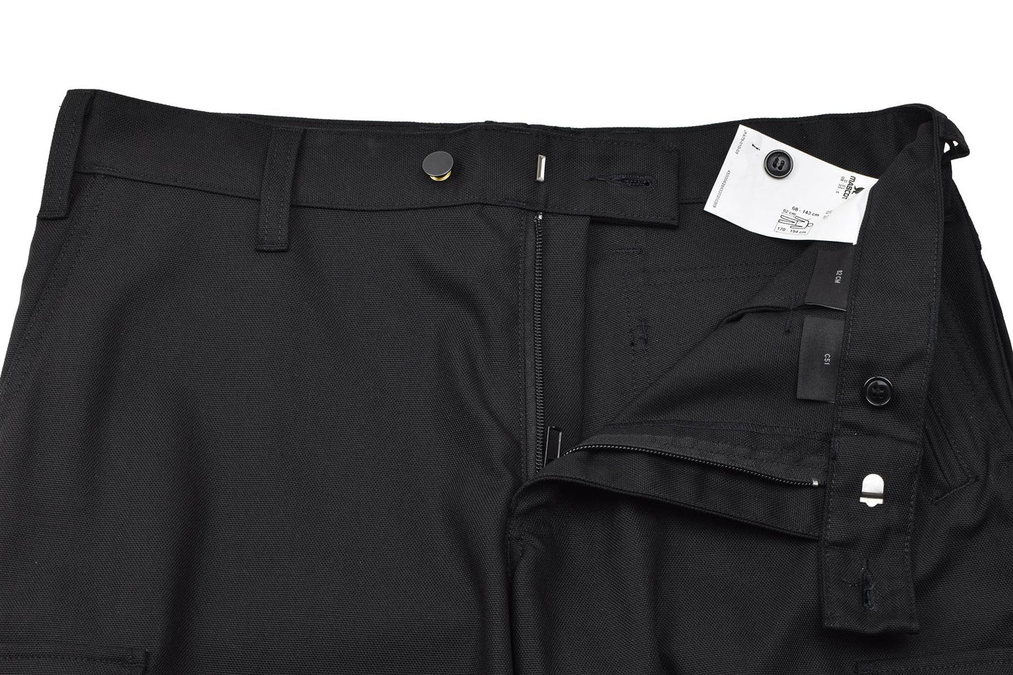 Danish army black work pants with pockets