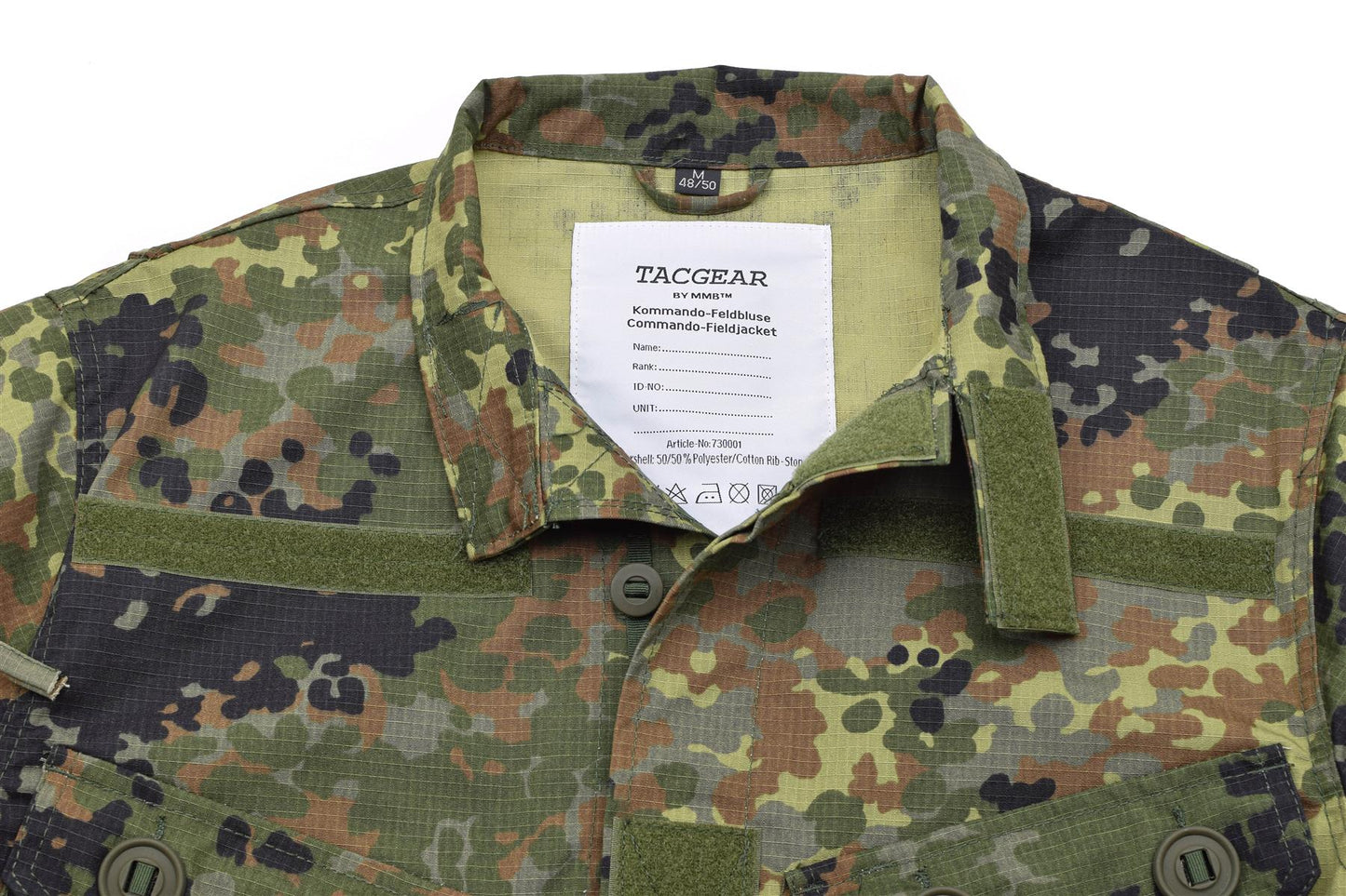 TACGEAR German military style jacket with Flectarn print