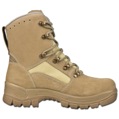 Voketian Army Tactical Field Boots Waterproof Khaki