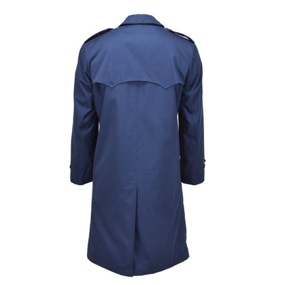 Dutch army raincoat with quilted lining Blue