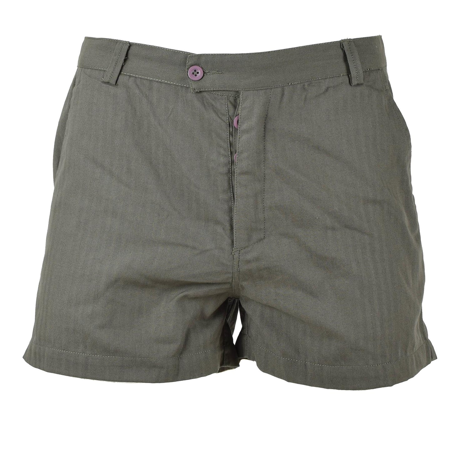 French army jungle shorts in olive color