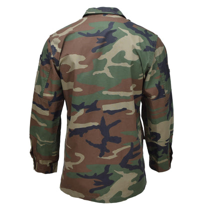 Turkish army ripstop jacket Woodland print