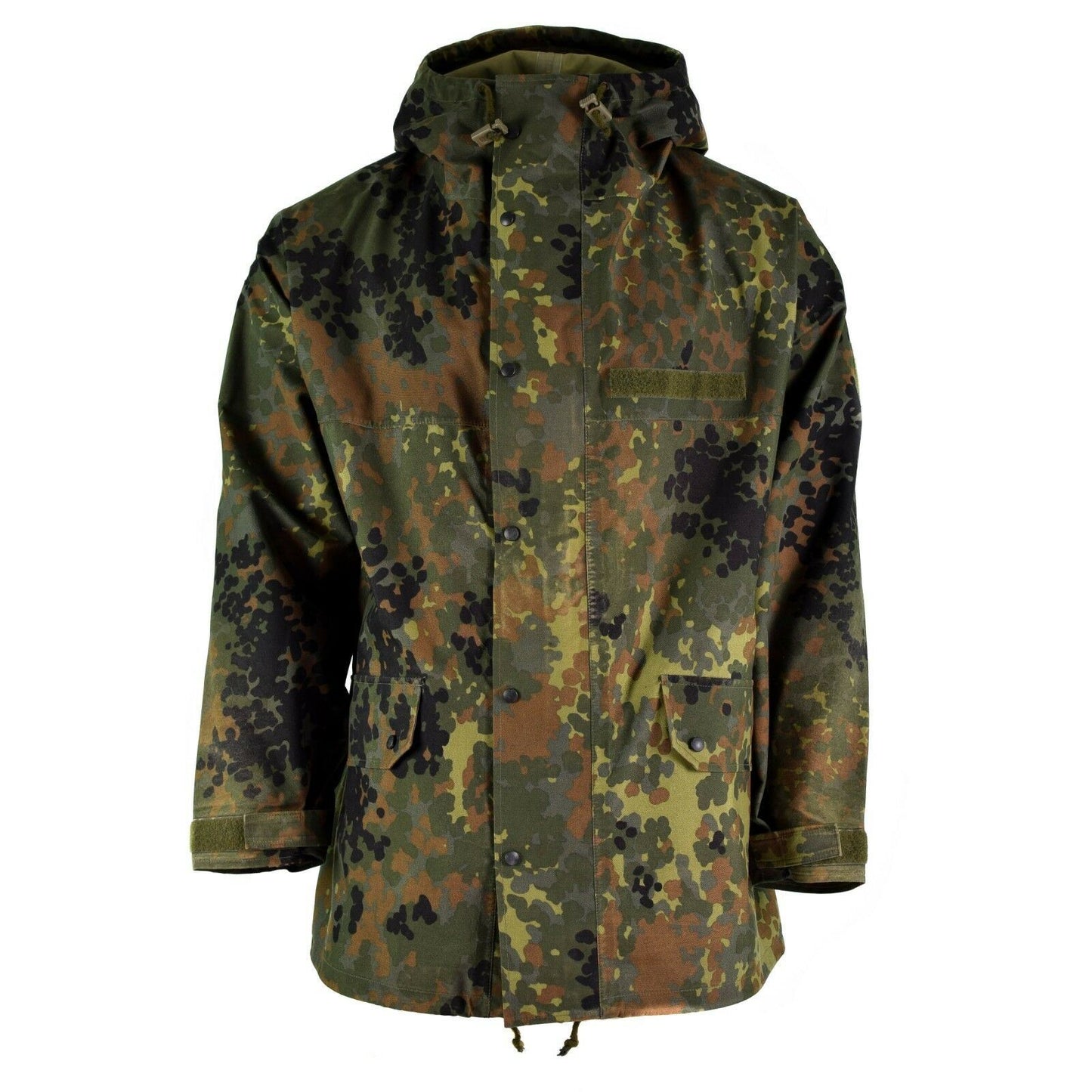 German army waterproof GoreTex jacket in Flecktarn print