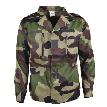 French army uniform jacket Fatigue CE printing