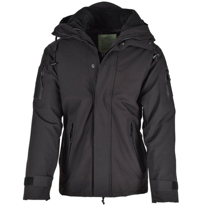 MIL-TEC 3-layer waterproof jacket in black