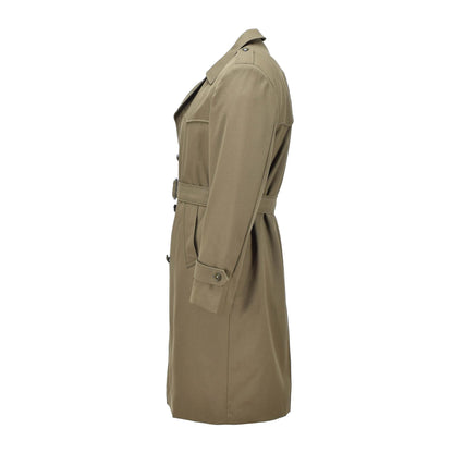 Italian army military coat with padded belt Khaki