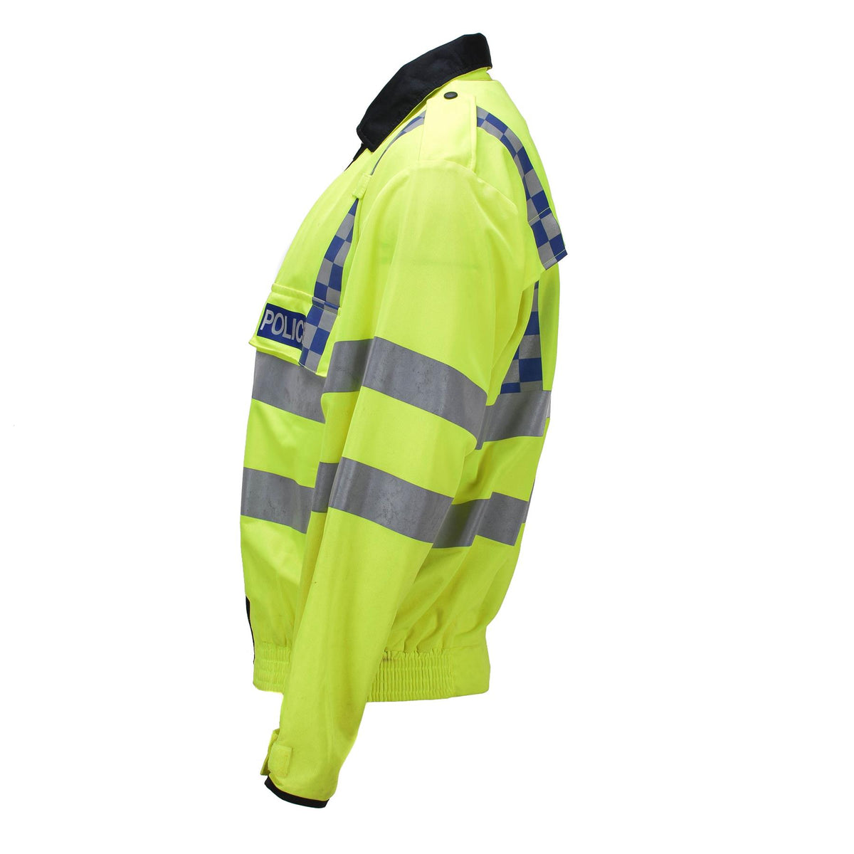 Škotijos bendruomenės savanorių šviesą atspindinti Hi-Vis striukė geltona