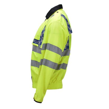 Škotijos bendruomenės savanorių šviesą atspindinti Hi-Vis striukė geltona