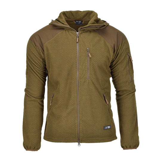 Blochl warm fleece jacket in Coyote color