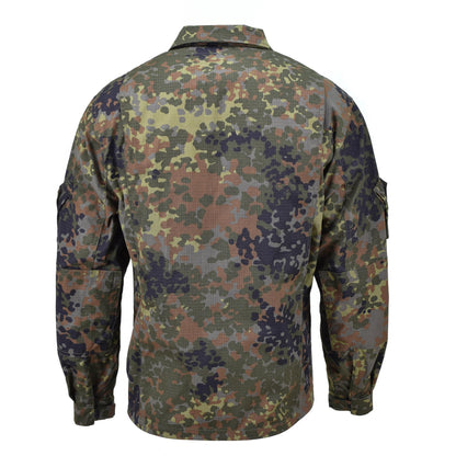 TACGEAR German army style jacket in Flecktarn print 