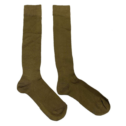 Olandijos kariuomenės ilgos kojinės žygiams Khaki spalvos naudotos