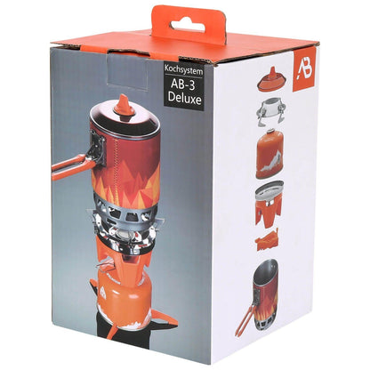 A.Blochl AB-3 cooking set with gas stove for hiking