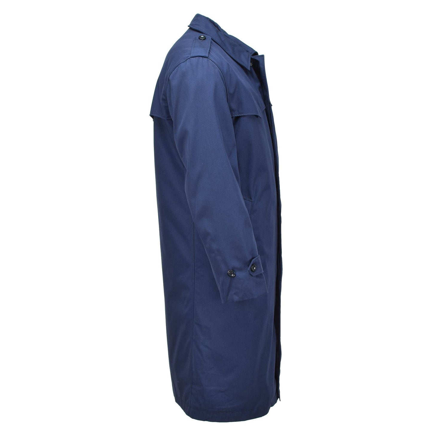 Dutch army raincoat with quilted lining Blue